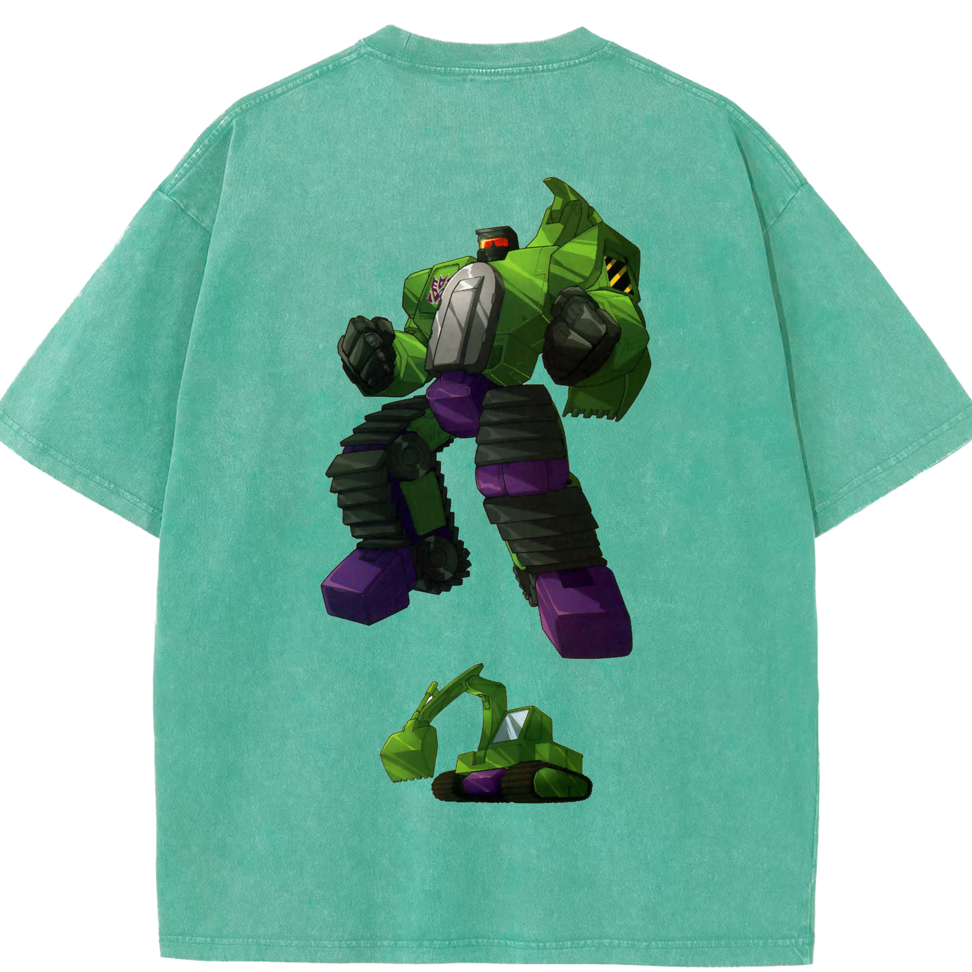 （画像用）  綿100% ヴィンテージ風 半袖Tシャツ（背面プリント）